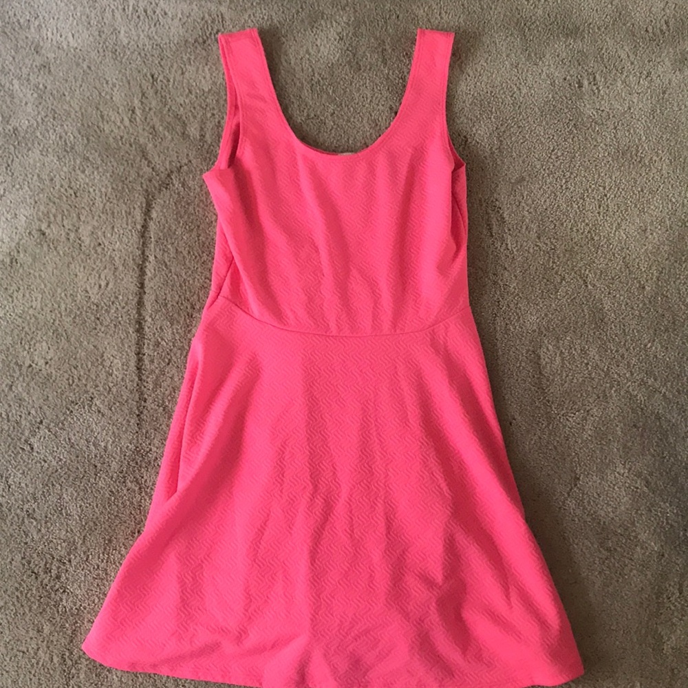Pink stretchy dress